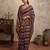 Grey traditional khadi cotton casual wear saree