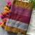 Grey traditional khadi cotton casual wear saree