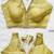 Gold silk blouse for women sequence saree blouse