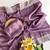 Lavender Color  embroidery And sequins Work Silk Blend Saree