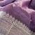 Lavender Color  embroidery And sequins Work Silk Blend Saree