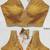 Yellow silk blouse for women printed saree blouse