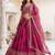 Enchanting Pink Embroidered Organza Function Wear Lehenga Choli