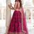 Enchanting Pink Embroidered Organza Function Wear Lehenga Choli