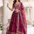 Enchanting Pink Embroidered Organza Function Wear Lehenga Choli