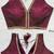 Wine silk blouse for women elegant saree blouse