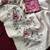 White Color sparrow and flower embroidery Work Chiffon Saree