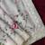 White Color sparrow and flower embroidery Work Chiffon Saree