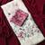 White Color sparrow and flower embroidery Work Chiffon Saree
