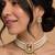 Regal pearl & crystal statement necklace set