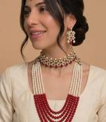 Heritage pearl bridal set