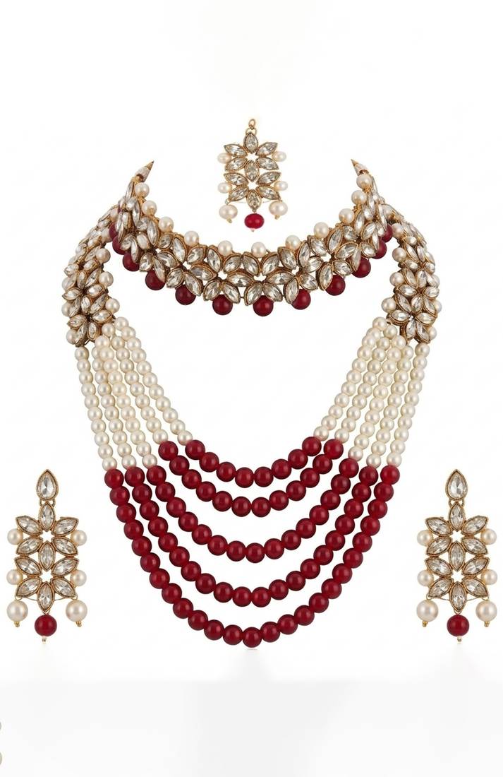 Heritage pearl bridal set