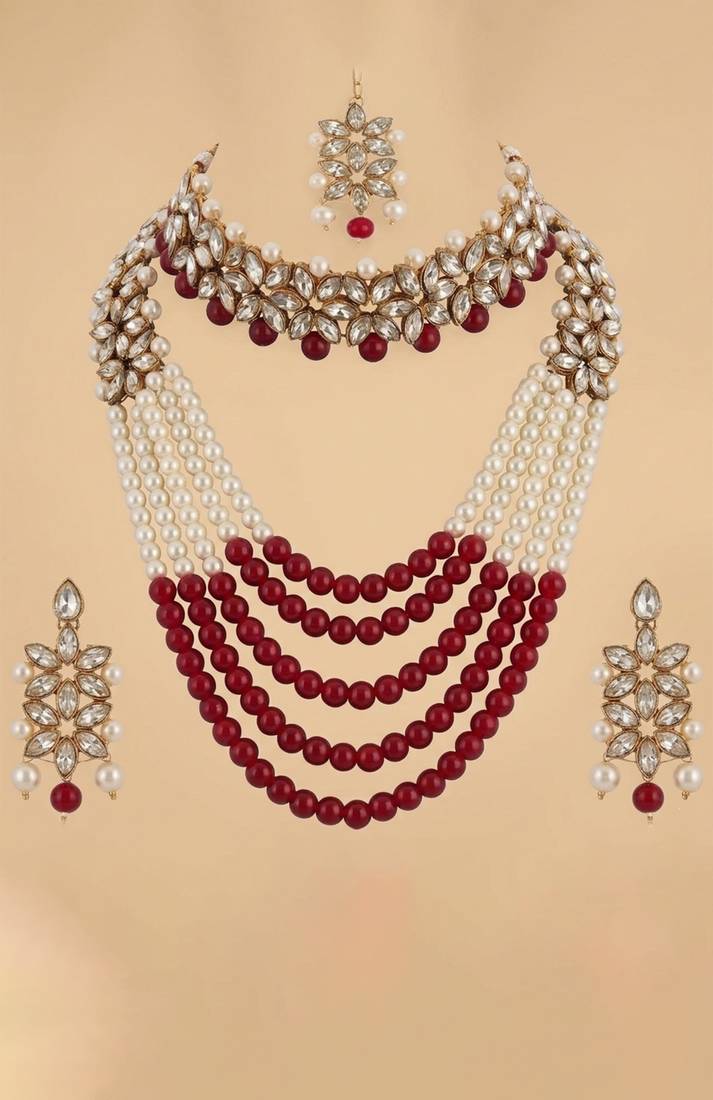 Heritage pearl bridal set