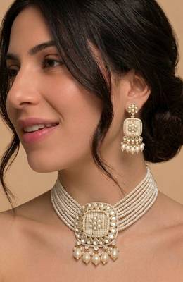 Ivory pearl bridal ensemble 1