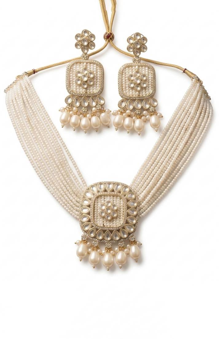Ivory pearl bridal ensemble