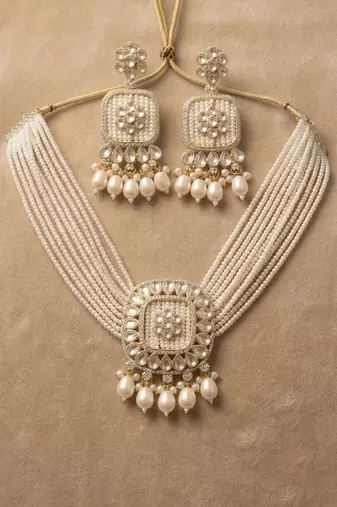 Ivory pearl bridal ensemble