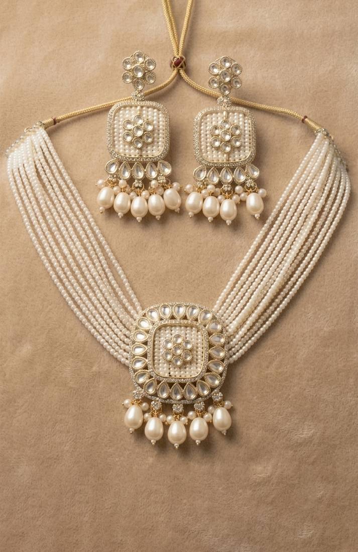 Ivory pearl bridal ensemble