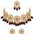 Red lotus bridal choker set