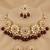 Red lotus bridal choker set