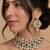 Gold pearl bridal maang tikka set