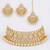 Ivory pearl bridal maang tikka set