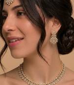 Minimal radiance necklace set