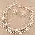Ivory pearl bridal jewelry set