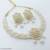 Indian bollywood gold plated kundan choker bridal necklace earrings jewelry set