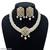 Indian bollywood gold plated kundan choker bridal necklace earrings jewelry set