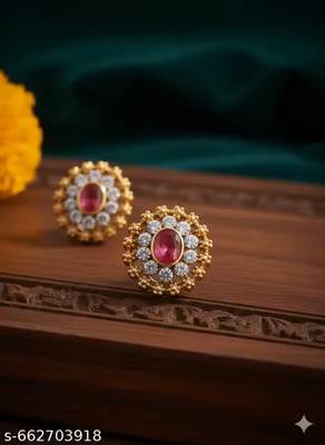 Indian bollywood gold plated kundan choker bridal necklace earrings jewelry set 2
