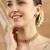 Indian bollywood gold plated kundan choker bridal necklace earrings jewelry set