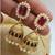 Indian bollywood gold plated kundan choker bridal necklace earrings jewelry set