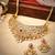 Indian bollywood gold plated kundan choker bridal necklace earrings jewelry set