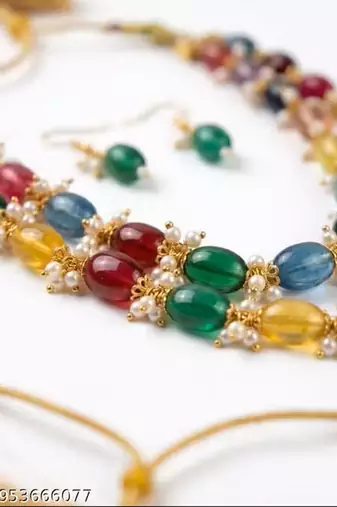 Indian bollywood gold plated kundan choker bridal necklace earrings jewelry set