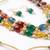 Indian bollywood gold plated kundan choker bridal necklace earrings jewelry set