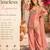 Women's pink chinon embroidered kurta set with dupatta and palazzo- ethnic party wear
