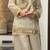 Women's white chinon embroidered kurta set with dupatta and palazzo- ethnic party wear