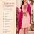 Women's peach straight embroidered silk blend kurta set with dupatta and pant