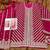 Pink wedding special sequence work suit set with purse
