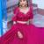 Rani Pink Embroidered Silk Traditional Lehenga Choli With Dupatta