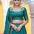 Teal Green Silk Event Wear Lehenga With Sequins Blouse