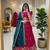 rani pink silk blend embroidered Wedding lehenga choli