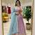 lavender silk blend embroidered Wedding lehenga choli