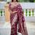 soft dolla silk with zari weaving meenakari design saree with blouse
