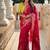 soft dolla silk with zari weaving meenakari design saree with blouse