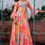 multicolor georgette printed Diwali lehenga choli