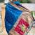 firozi soft paithani style silk blend with meenakari border and lord ganesha pallu saree