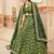 green art silk embroidered Wedding lehenga choli