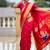 ranipink soft paithani style silk blend with meenakari border and lord ganesha pallu saree