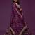 purple art silk embroidered Navratri lehenga choli